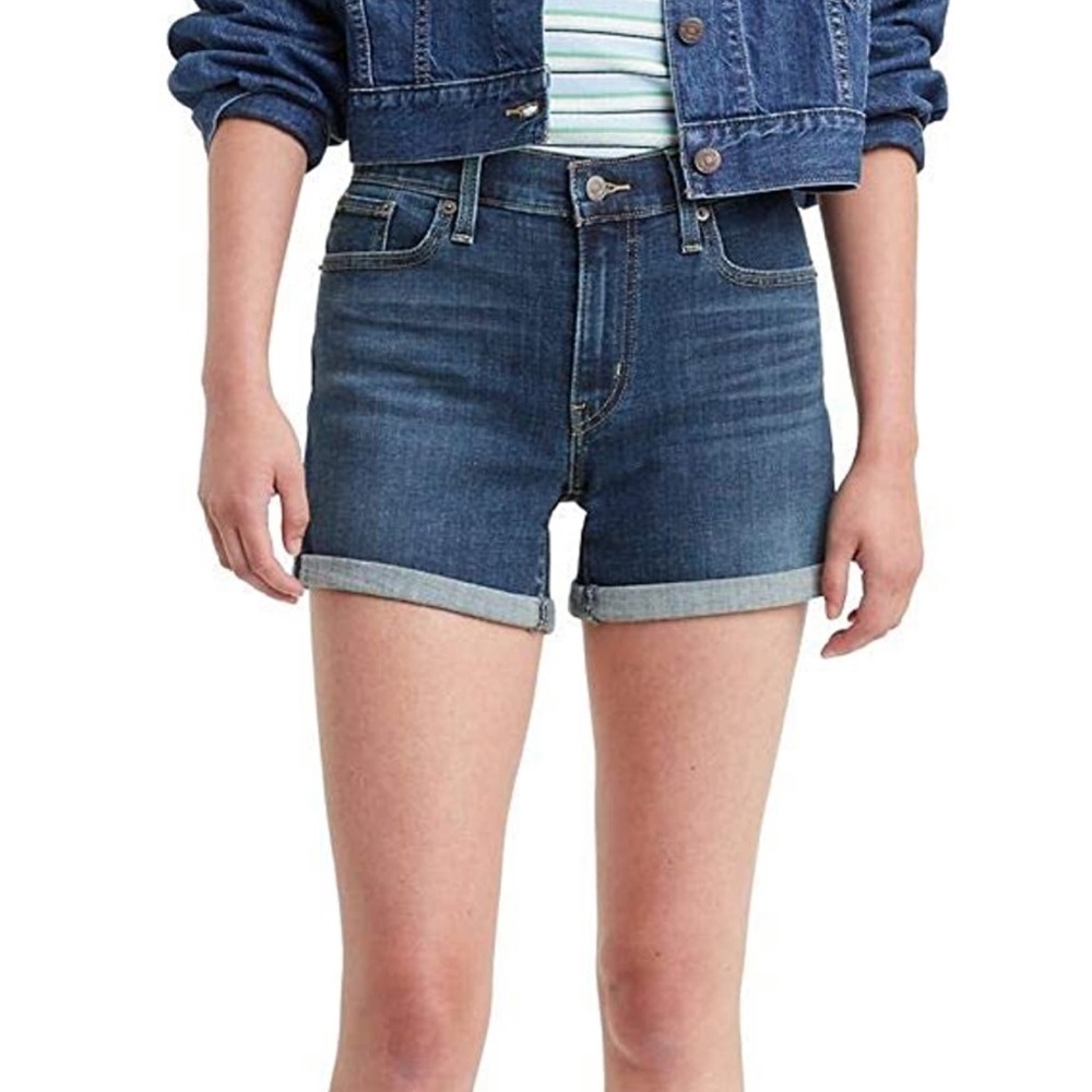 Levi's Women's Mid Length Shorts
